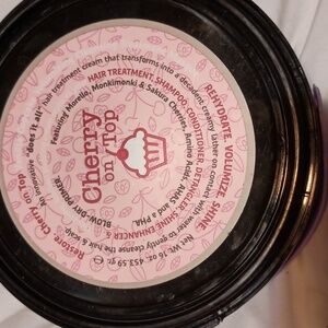 New Tweak'd by Nature Cherry On Top Hair Treatment 16 ounce tub Cleansing